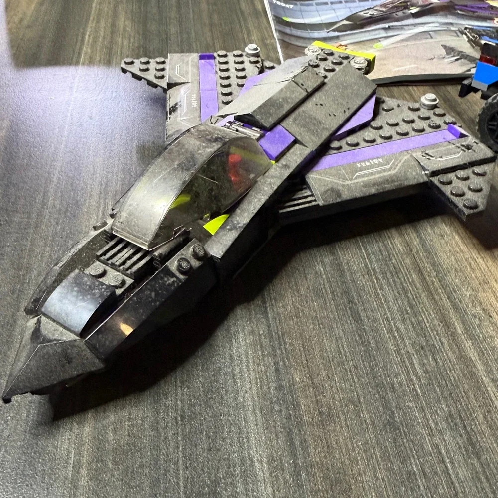 LEGO‎ Marvel Super Heroes Black Panther Pursuit 76047 Jet Car Set